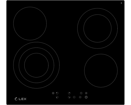 Варочная поверхность LEX EVH 642-2 BL, черный