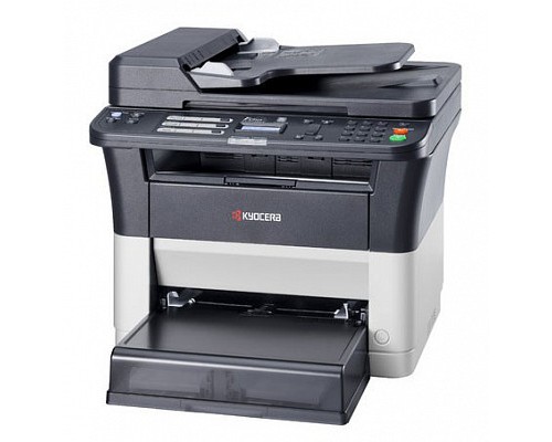 МФУ Kyocera FS-1025MFP, формат A4, лазерный, белый [1102m63ru0/1102m63ruv]