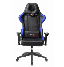 Кресло игровое Бюрократ VIKING 5 AERO BLUE черный/синий искусственная кожа