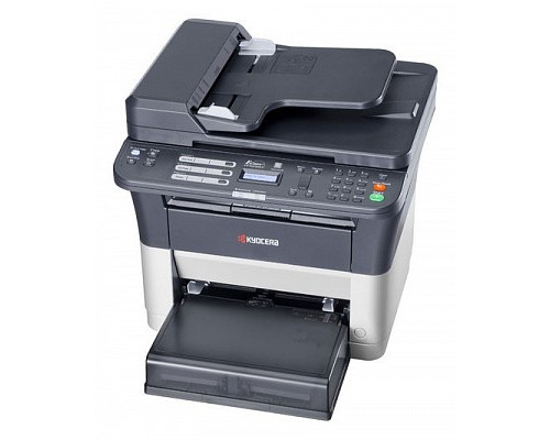 МФУ Kyocera FS-1025MFP, формат A4, лазерный, белый [1102m63ru0/1102m63ruv]