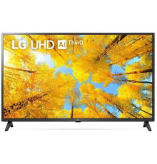 Телевизор LG 43UQ75006LF.ARUB черный