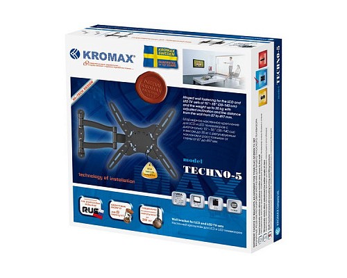 Кронштейн KROMAX TECHNO-5, серый