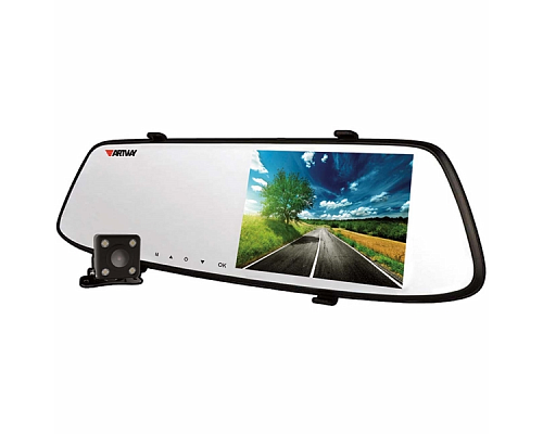 Видеорегистратор Artway AutoCam AV-604 черный 2Mpix 1296x2304 1080p 140гр.