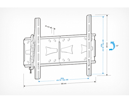 Кронштейн Holder LCDS-5071, черный