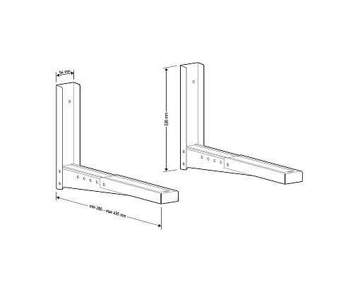 Кронштейн Holder MWS 2002, металлик