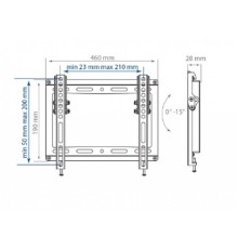 Кронштейн KROMAX IDEAL-6, черный