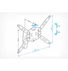 Кронштейн Holder LCDS-5026, белый