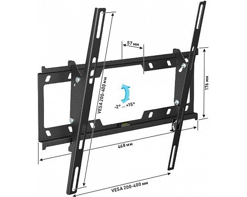 Кронштейн Holder LCD-T4624-B, черный