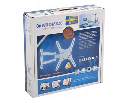 Кронштейн KROMAX TECHNO-5, белый