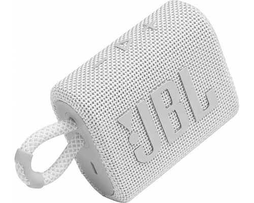 Портативная акустика JBL GO 3 белый (JBLGO3WHT)