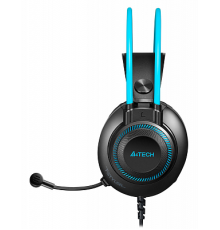 Гарнитура A4TECH Fstyler FH200U, серый/синий [fh200u blue]