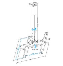 Кронштейн Holder PR-101-W, белый