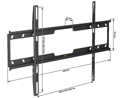 Кронштейн Holder LCD-F6618-B, черный