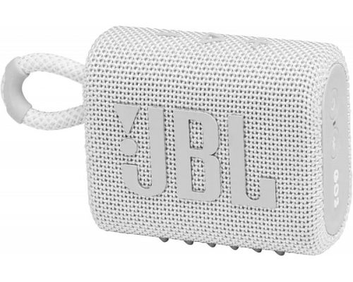 Портативная акустика JBL GO 3 белый (JBLGO3WHT)