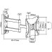 Кронштейн BAFF KP2S 13-55