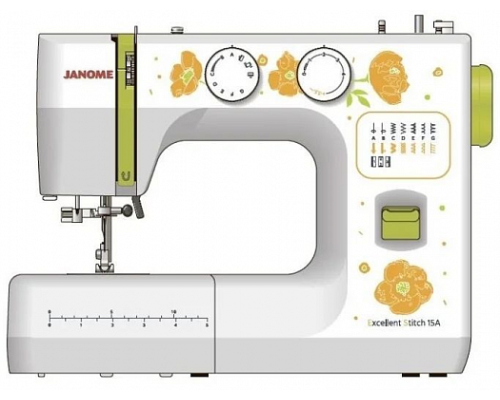 Швейная машина Janome Excellent Stitch 15A белый