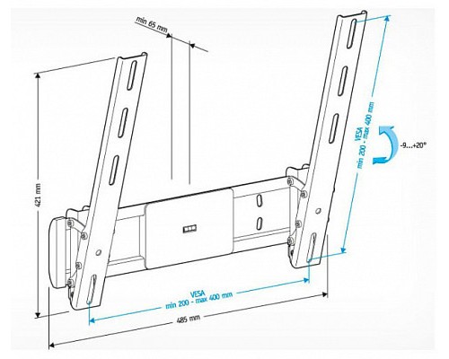 Кронштейн Holder LCD-T4612-B