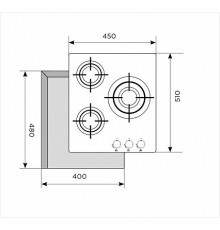 Варочная поверхность LEX GVG 430 BL