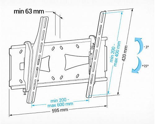 Кронштейн Holder PTS-4006, черный