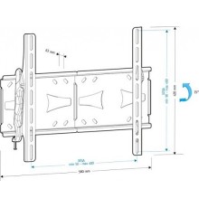 Кронштейн Holder LCDS-5071, металлик