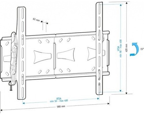 Кронштейн Holder LCDS-5071, металлик