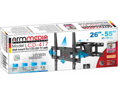 Кронштейн ARM MEDIA LCD-417 черный