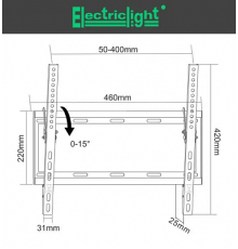 Кронштейн Electriclight КБ-01-94 белый