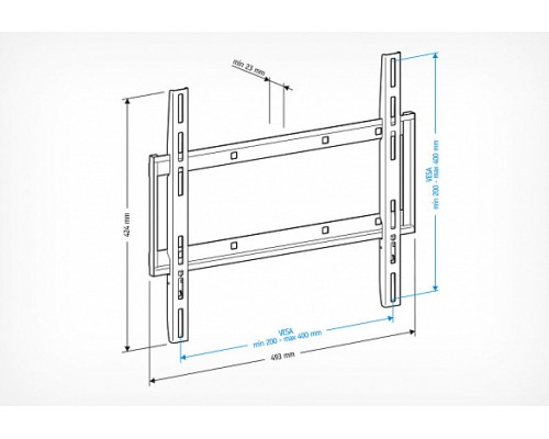 Кронштейн Holder LCD-F4610-B, черный