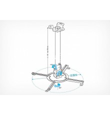 Кронштейн Holder PR-104-B, черный