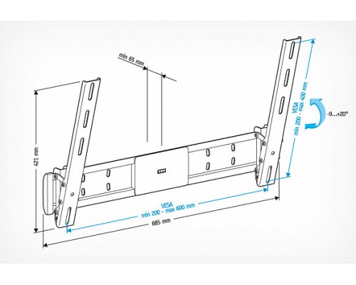 Кронштейн Holder LCD-T6609-B