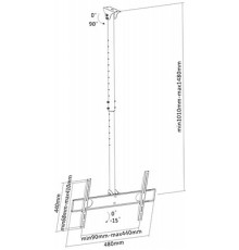 Кронштейн ARM MEDIA LCD-1500, черный