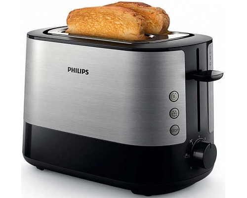 Тостер Philips HD 2635/90, серебристый/черный