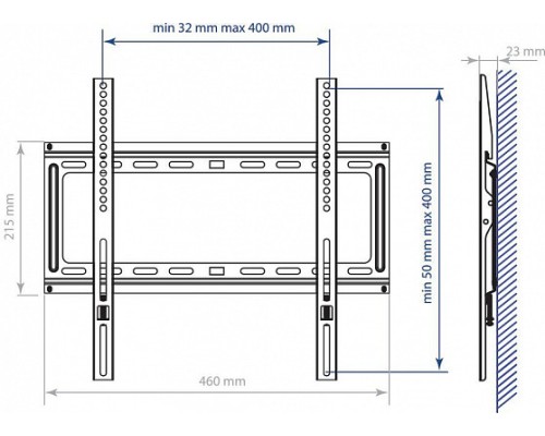 Кронштейн KROMAX IDEAL-3, белый