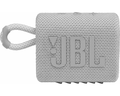 Портативная акустика JBL GO 3 белый (JBLGO3WHT)