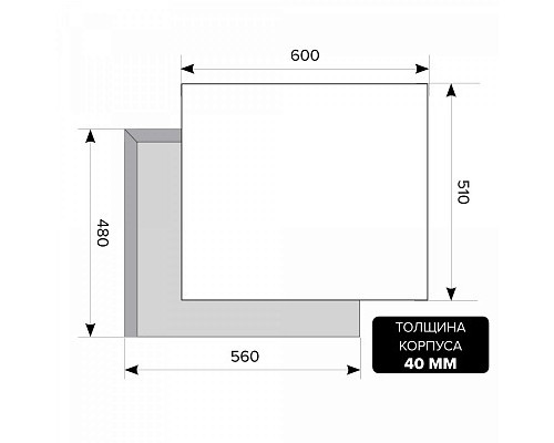 Варочная поверхность LEX GVG 642 BL, черный