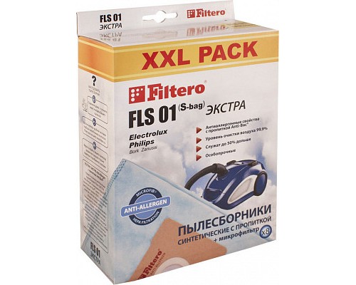 Пылесборники Filtero FLS 01 Экстра S-bag XXL Pack 8 шт