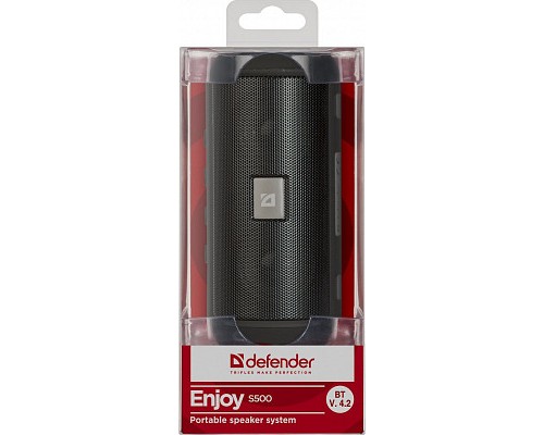 Портативная акустика Defender Enjoy S500 Bluetooth, 6Вт, FM/microSD/USB