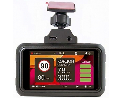 Видеорегистратор с радар-детектором TrendVision Hybrid Signature EVO Wi GPS черный