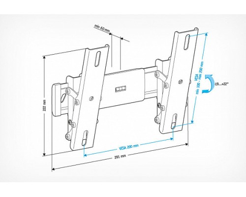 Кронштейн Holder LCD-T2611-B