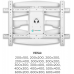 Кронштейн Onkron M6L белый