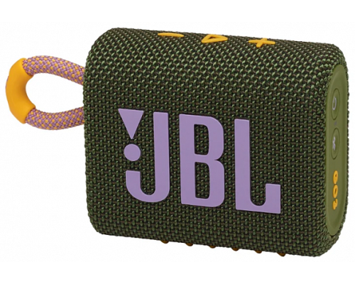 Портативная акустика JBL GO 3, зеленый