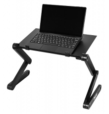 Стол для ноутбука Buro BU-807 черный 48x26см