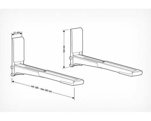 Кронштейн Holder MWS 2003, черный