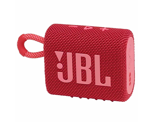 Портативная акустика JBL GO 3 красный (JBLGO3RED)