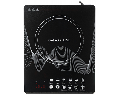 Мини-плита GALAXY LINE GL3063, черная