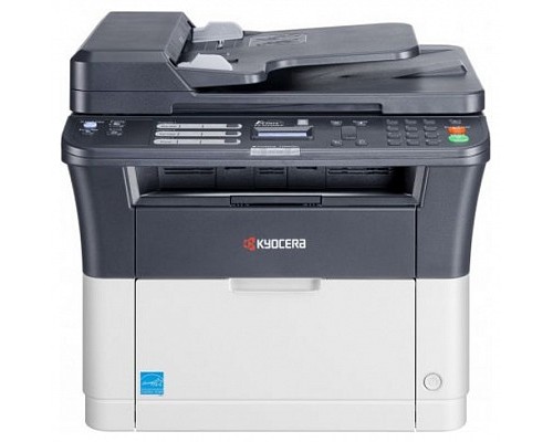 МФУ Kyocera FS-1025MFP, формат A4, лазерный, белый [1102m63ru0/1102m63ruv]