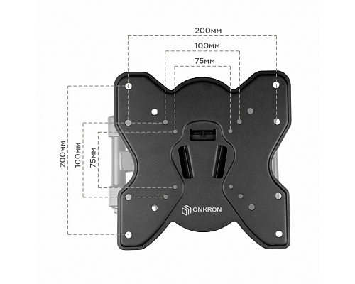 Кронштейн ONKRON NP23 черный