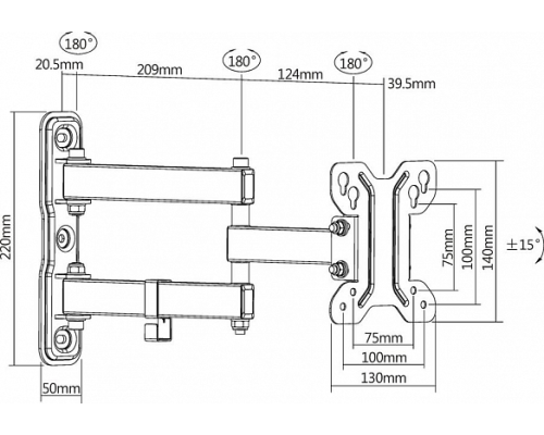 Кронштейн Ultramounts UM 896 черный