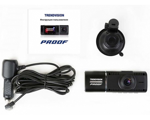 Видеорегистратор TrendVision Proof PRO GPS черный