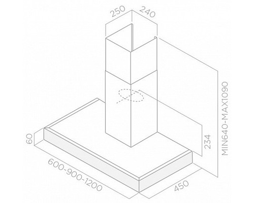 Вытяжка Elica Spot Plus IX/A/90